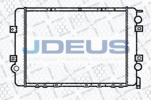 Jdeus 023M79 - Радіатор, охолодження двигуна autocars.com.ua