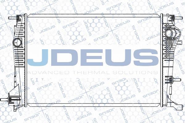 Jdeus 023M90 - Радіатор, охолодження двигуна autocars.com.ua