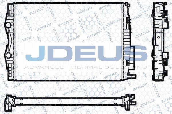 Jdeus 023M92 - Радіатор, охолодження двигуна autocars.com.ua