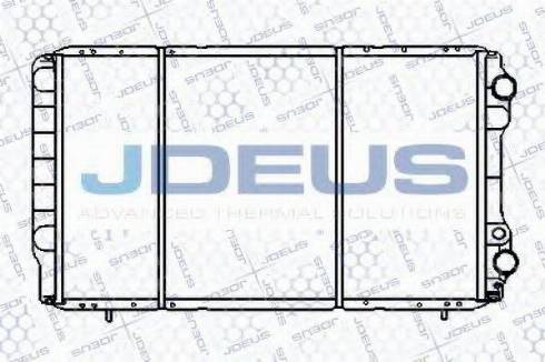 Jdeus 023N37 - Радіатор, охолодження двигуна autocars.com.ua