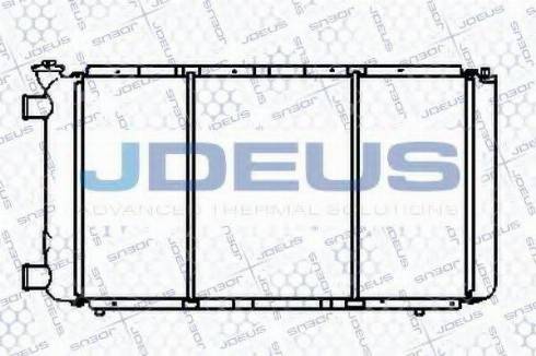 Jdeus 023V05 - Радіатор, охолодження двигуна autocars.com.ua
