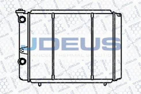 Jdeus 023V06 - Радіатор, охолодження двигуна autocars.com.ua