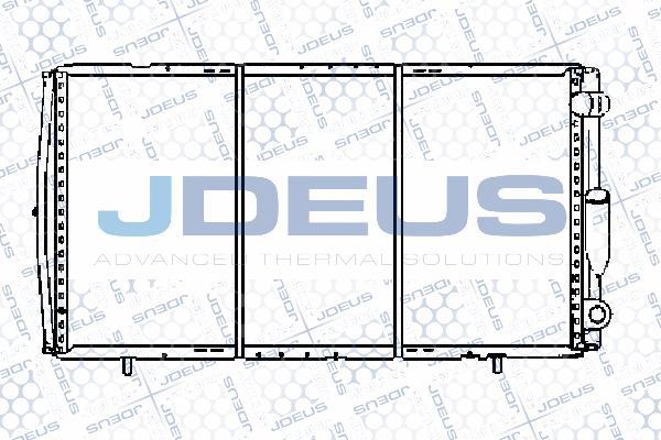 Jdeus 023V31 - Радіатор, охолодження двигуна autocars.com.ua