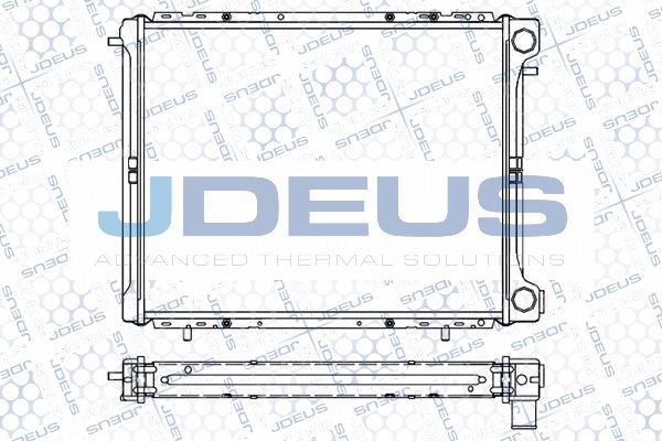 Jdeus 023V35A - Радиатор, охлаждение двигателя autodnr.net