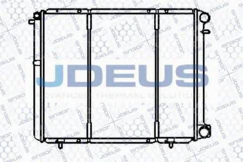 Jdeus 023V35 - Радіатор, охолодження двигуна autocars.com.ua