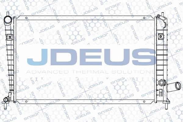 Jdeus 024M01 - Радиатор, охлаждение двигателя autodnr.net