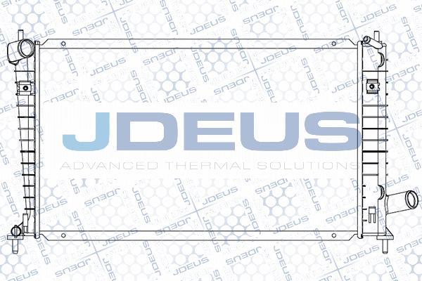 Jdeus 024M02 - Радиатор, охлаждение двигателя autodnr.net