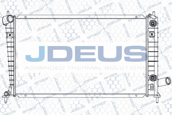 Jdeus 024M03 - Радиатор, охлаждение двигателя autodnr.net