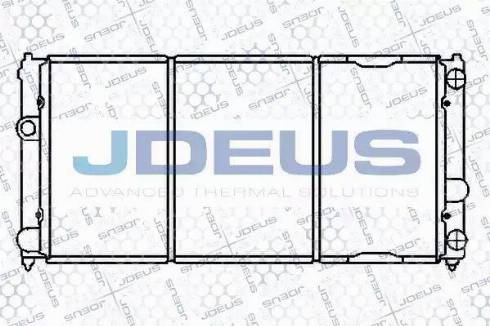 Jdeus 025E15 - Радіатор, охолодження двигуна autocars.com.ua