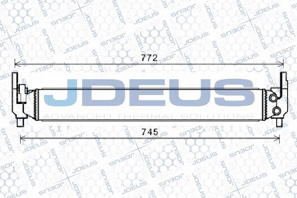 Jdeus 025M14 - Низькотемпературний охолоджувач, інтеркулер autocars.com.ua