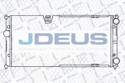 Jdeus 025V13 - Радіатор, охолодження двигуна autocars.com.ua