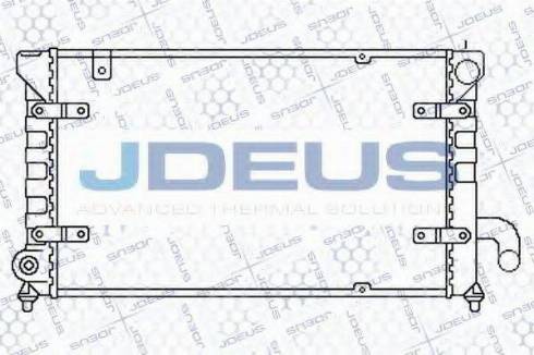 Jdeus 025V17 - Радіатор, охолодження двигуна autocars.com.ua