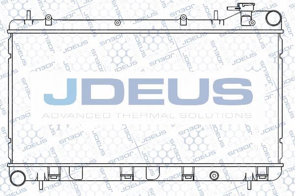 Jdeus 026M02 - Радіатор, охолодження двигуна autocars.com.ua