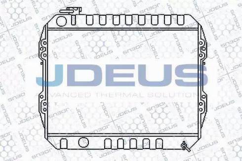 Jdeus 028M32 - Радіатор, охолодження двигуна autocars.com.ua