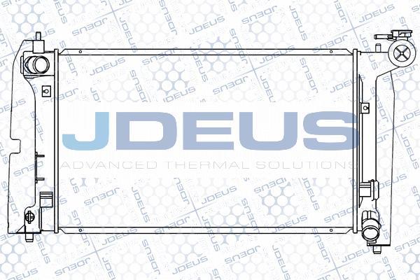 Jdeus 028M57 - Радіатор, охолодження двигуна autocars.com.ua