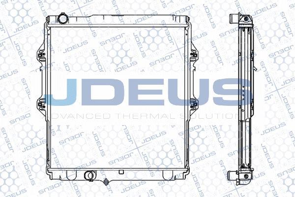 Jdeus 028M58 - Радіатор, охолодження двигуна autocars.com.ua