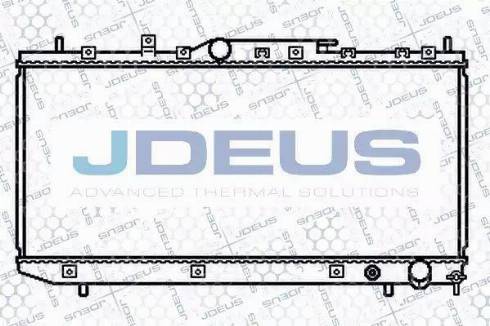 Jdeus 028M61 - Радіатор, охолодження двигуна autocars.com.ua