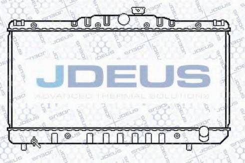 Jdeus 028N10 - Радіатор, охолодження двигуна autocars.com.ua