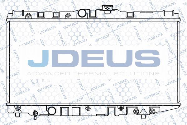 Jdeus 028N12 - Радіатор, охолодження двигуна autocars.com.ua