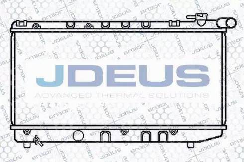 Jdeus 028N17 - Радіатор, охолодження двигуна autocars.com.ua