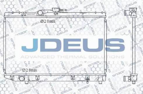 Jdeus 028N18 - Радіатор, охолодження двигуна autocars.com.ua