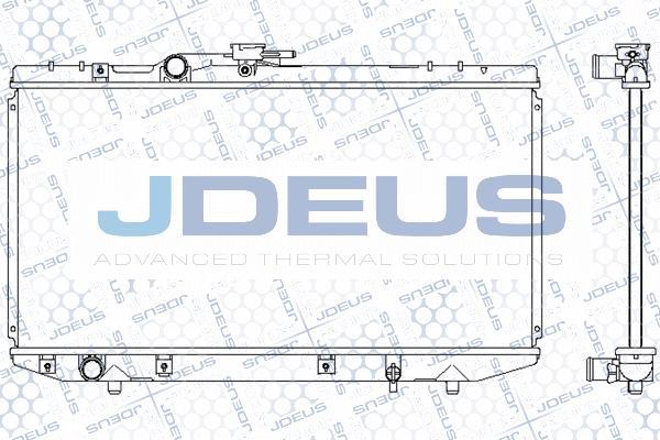 Jdeus 028N19 - Радіатор, охолодження двигуна autocars.com.ua