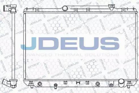 Jdeus 028N39 - Радіатор, охолодження двигуна autocars.com.ua