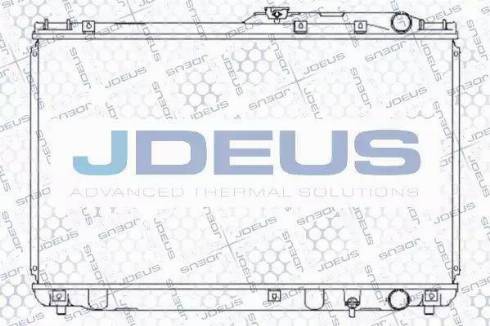 Jdeus 028N40 - Радіатор, охолодження двигуна autocars.com.ua