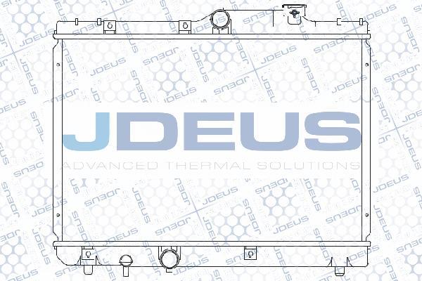 Jdeus 028N47 - Радіатор, охолодження двигуна autocars.com.ua