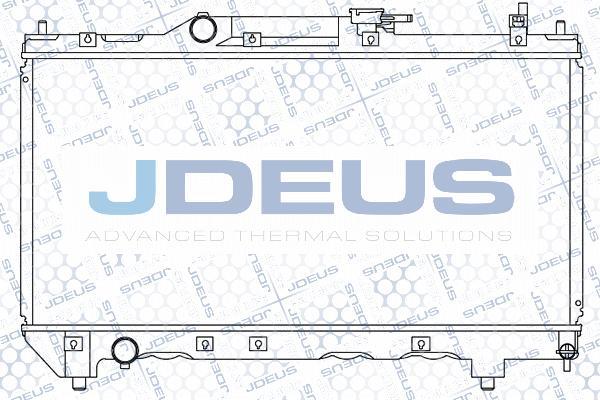 Jdeus 028N49 - Радіатор, охолодження двигуна autocars.com.ua