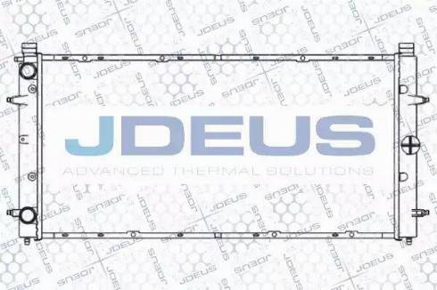 Jdeus 030B34 - Радіатор, охолодження двигуна autocars.com.ua