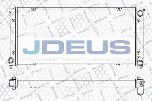 Jdeus 030M46 - Радіатор, охолодження двигуна autocars.com.ua