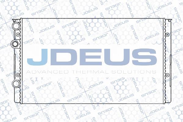 Jdeus 030M49 - Радіатор, охолодження двигуна autocars.com.ua