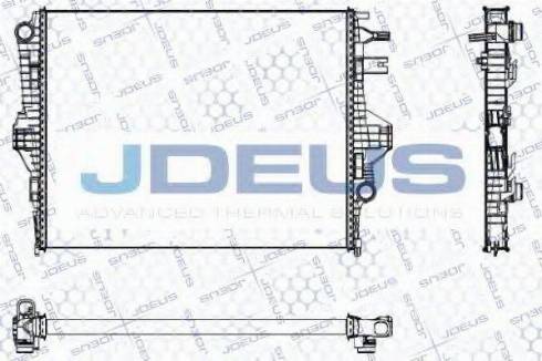 Jdeus 030M56 - Радіатор, охолодження двигуна autocars.com.ua