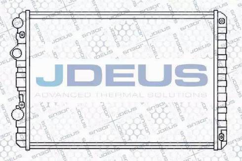 Jdeus 030V38 - Радіатор, охолодження двигуна autocars.com.ua