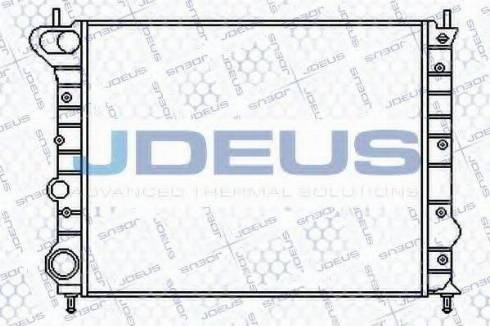 Jdeus 036M08 - Радіатор, охолодження двигуна autocars.com.ua