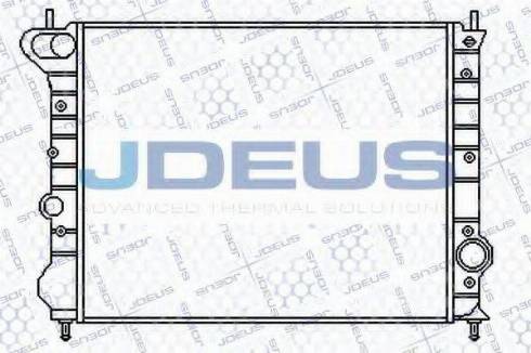 Jdeus 036M09 - Радіатор, охолодження двигуна autocars.com.ua