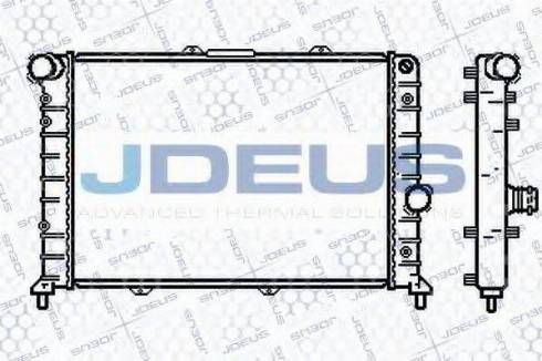 Jdeus 036M10 - Радіатор, охолодження двигуна autocars.com.ua