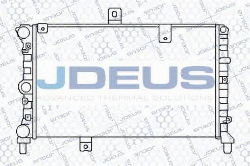 Jdeus 036V02 - Радіатор, охолодження двигуна autocars.com.ua