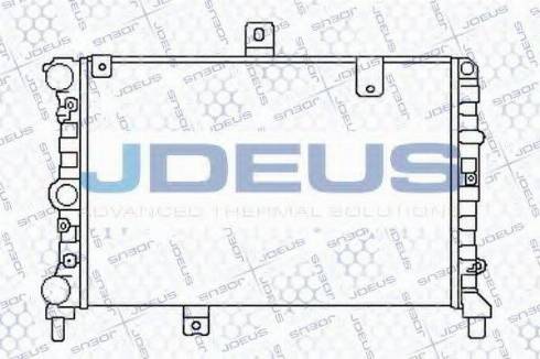 Jdeus 036V03 - Радіатор, охолодження двигуна autocars.com.ua