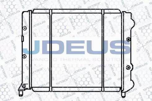 Jdeus 036V04 - Радіатор, охолодження двигуна autocars.com.ua