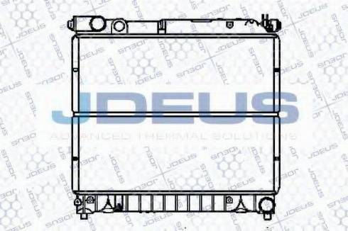 Jdeus 042E07 - Радіатор, охолодження двигуна autocars.com.ua