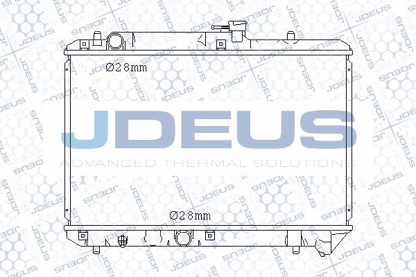 Jdeus 042M04 - Радіатор, охолодження двигуна autocars.com.ua