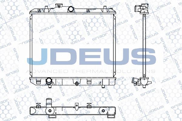 Jdeus 042M26 - Радіатор, охолодження двигуна autocars.com.ua