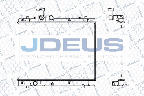 Jdeus 042M30 - Радіатор, охолодження двигуна autocars.com.ua