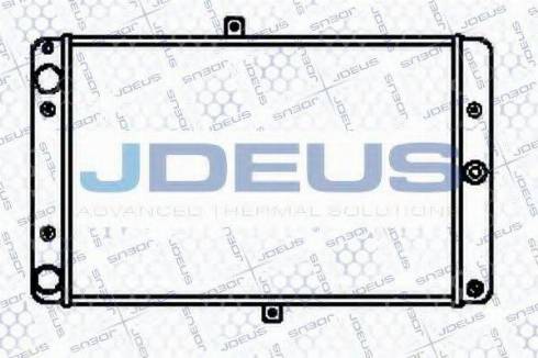 Jdeus 049M01 - Радіатор, охолодження двигуна autocars.com.ua
