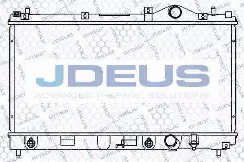 Jdeus 053M04 - Радіатор, охолодження двигуна autocars.com.ua