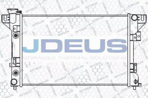 Jdeus 053M05 - Радіатор, охолодження двигуна autocars.com.ua