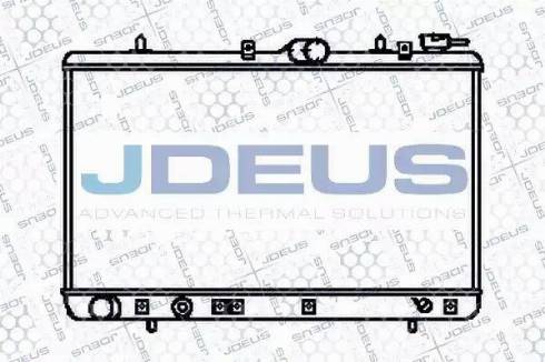 Jdeus 054M03 - Радиатор, охлаждение двигателя autodnr.net