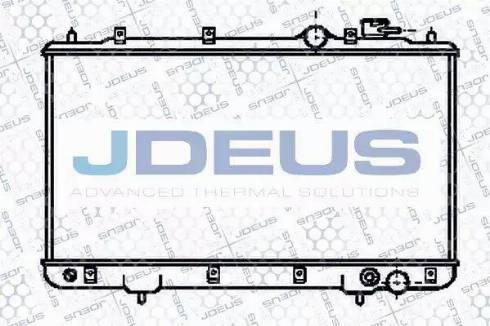 Jdeus 054M07 - Радіатор, охолодження двигуна autocars.com.ua